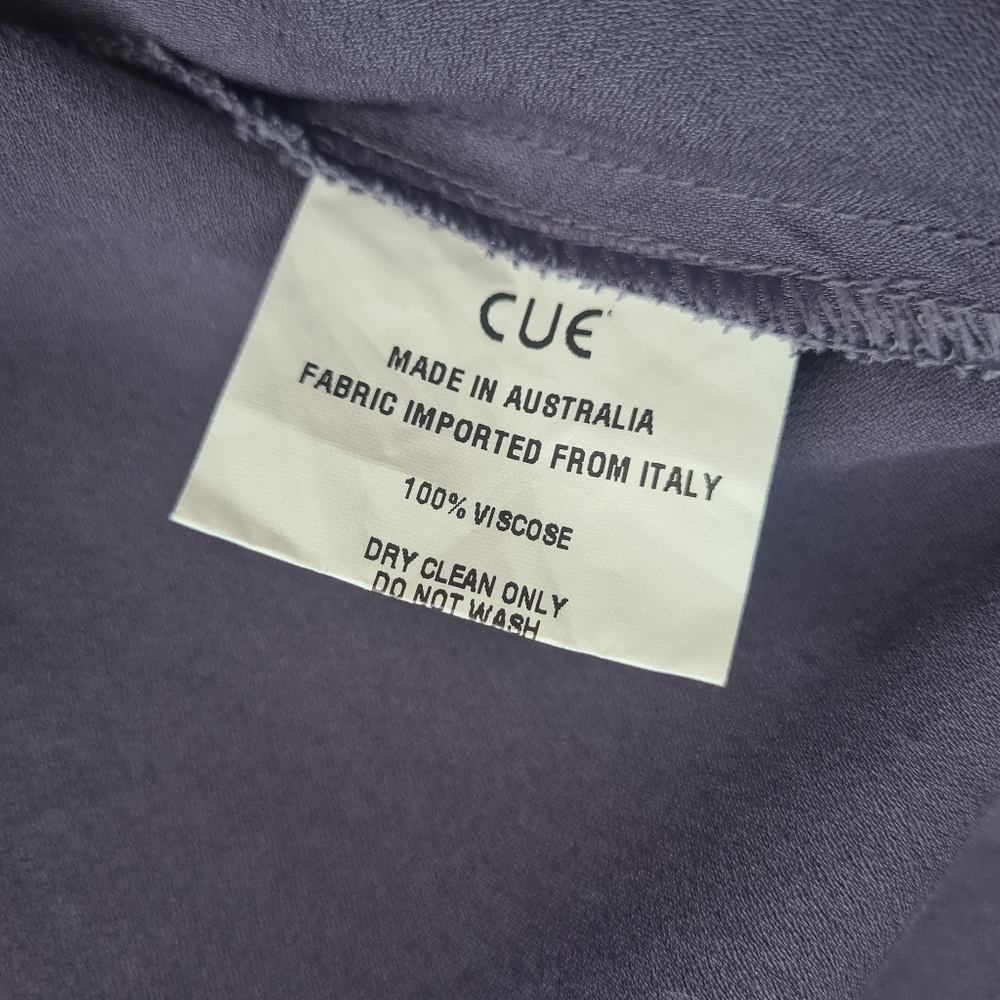 CUE Size 10 Stunning Gathered Neckline Shift Dress - Picture 5 of 6